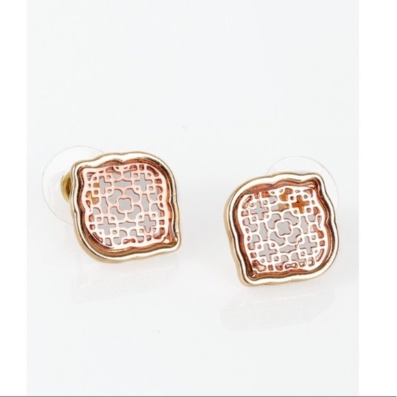 It's Sense Jewelry - {It's Sense}Rose/GoldMarquee FiligreeEarrings